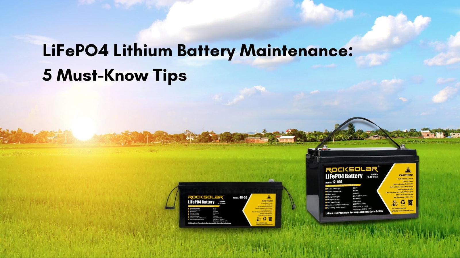 LiFePO4 Lithium Battery Maintenance: 5 Must-Know Tips