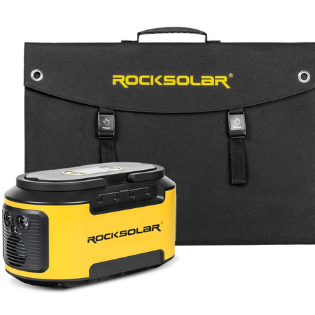 Portable solar power generator kit