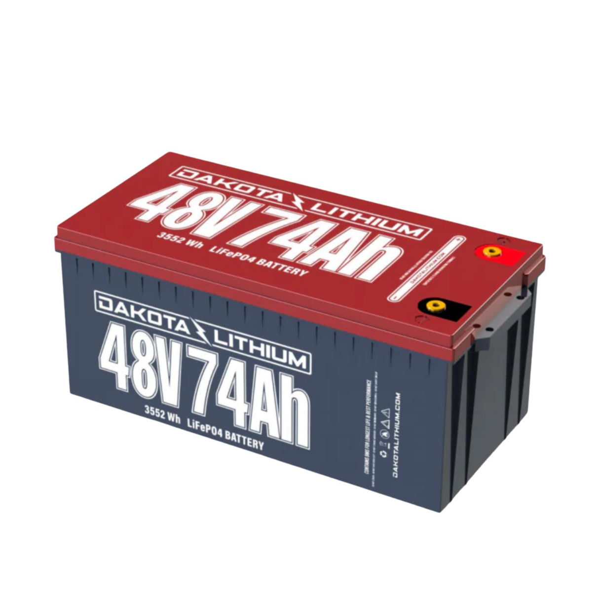 Dakota 48V 74Ah LiFePO4 Battery Pack – Long-Life 48V Lithium Iron Phosphate Battery for Solar, RV, Marine & Off-Grid Power
