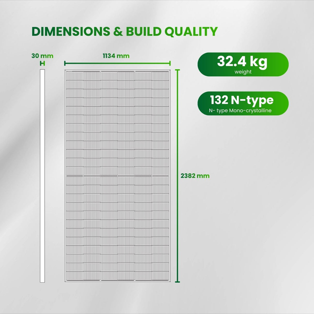 JinkoSolar 635W N-Type Bifacial Dual-Glass Solar Panels $0.385/W 36 Panels/Pallet