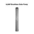solar powered brushless water pump 4hp