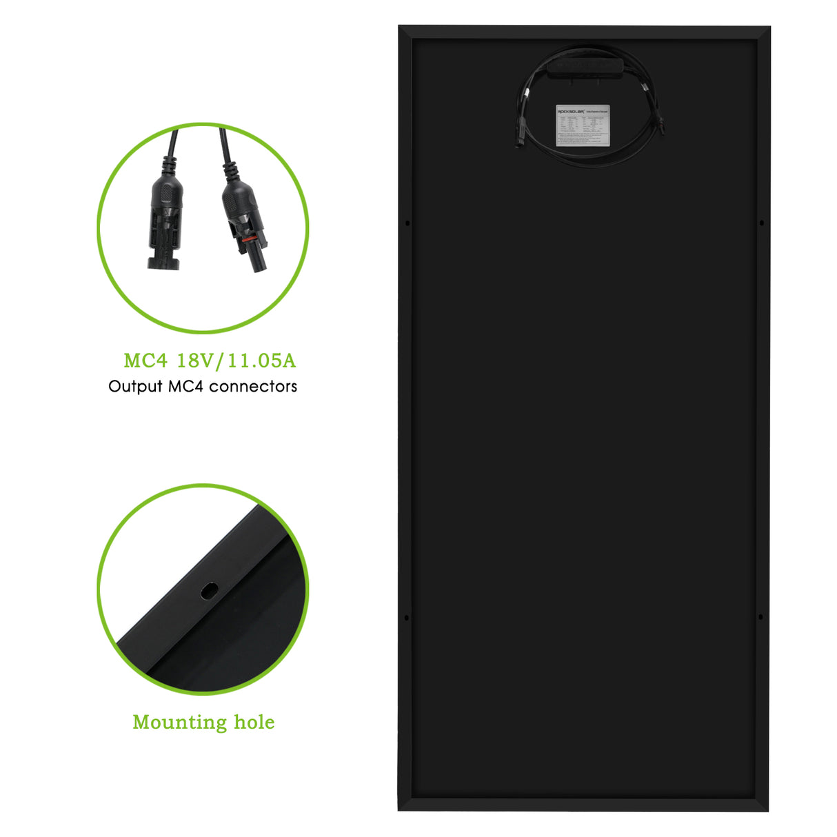 ROCKSOLAR 880W Rigid Solar Panel Kit