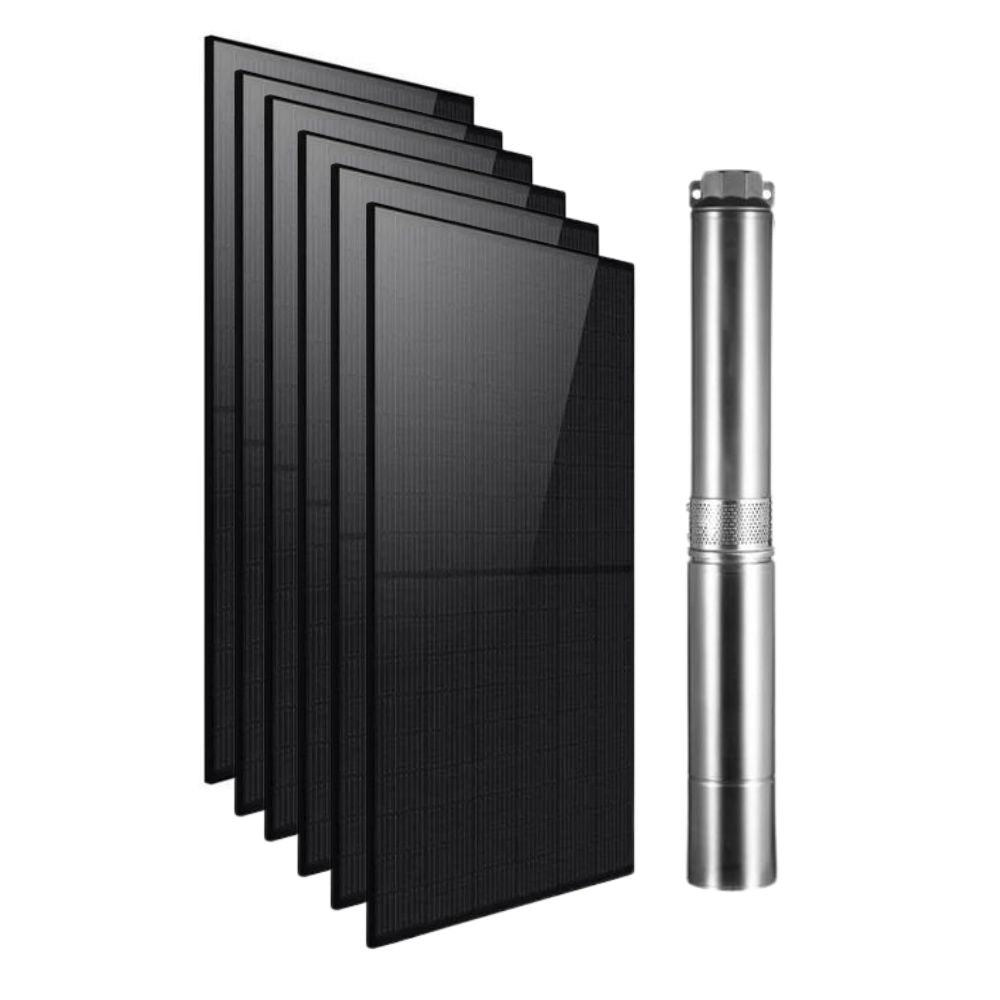 3hp solar powered submersible water pump kit