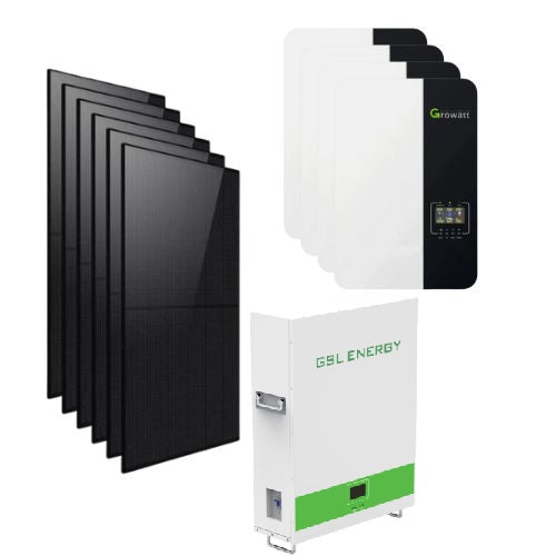 Sistema solar independiente de la red de 10 kW de fase dividida de 120/240 V CA