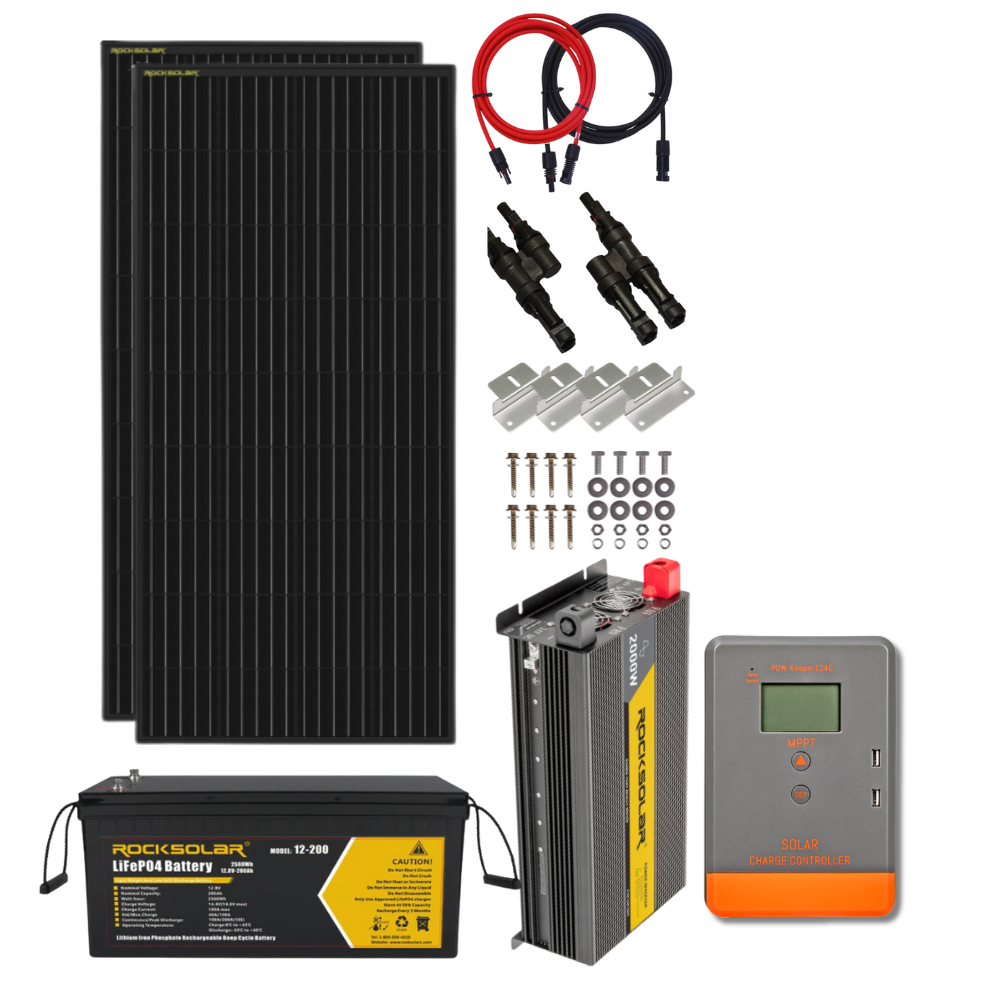 2000w rv solar panel kit
