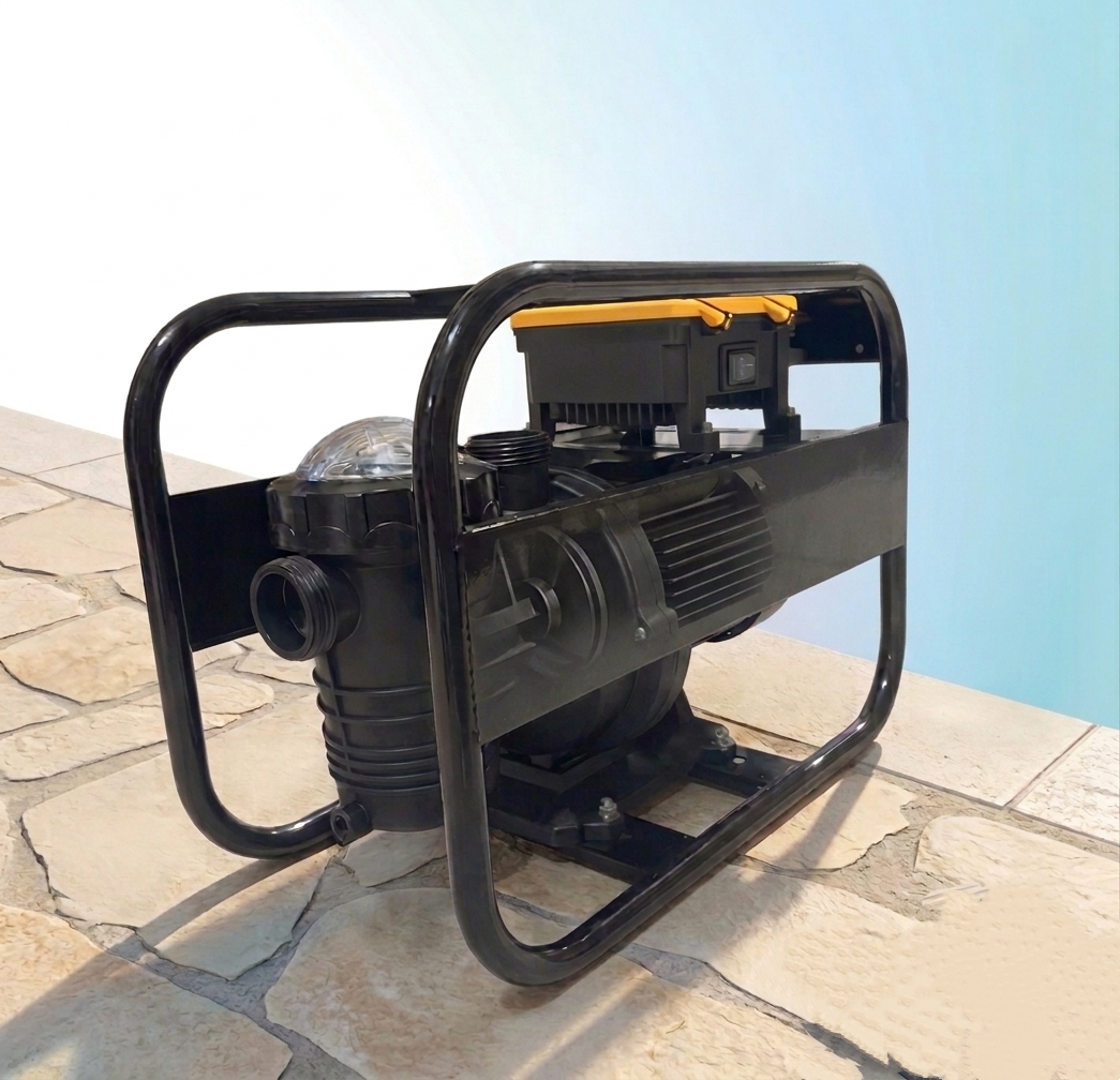 Bomba solar de CC ROCKSOLAR de 0,5 HP para piscina de 20 000 galones