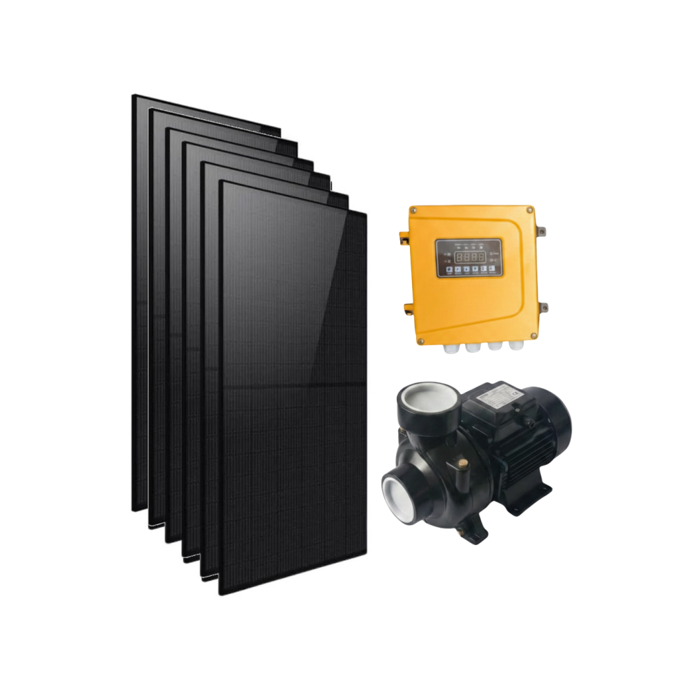 Rocksolar 1.88HP 60-450V Solar Brushless water transfer Pump Kit