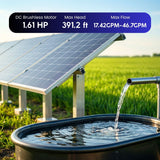 Rocksolar 1.61HP Hybrid Solar DC/AC Submersible Pump