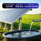 Rocksolar 3.0HP Solar-Powered Submersible Pump Kit