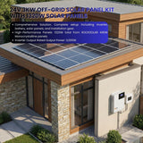 24V 3kW DIY Off-Grid Solar Panel Kit with 1320W solar Panels