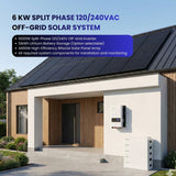 6 KW Split phase 120/240Vac Off-Grid Solar System
