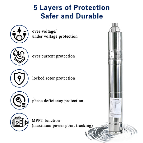 24v solar submersible water pump
