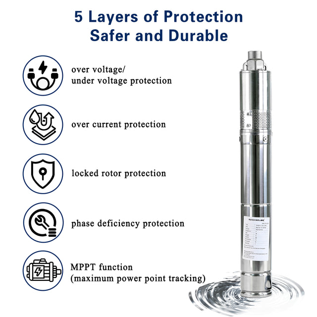 24v solar submersible water pump
