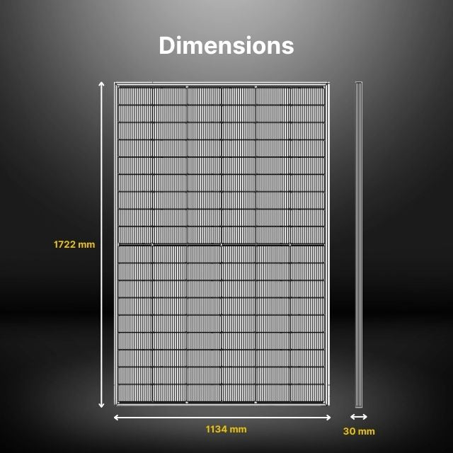 Philadelphia 440W Rigid Monocrystalline Bifacial Solar Panel