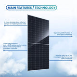 JA Solar JAM72D40 MB (600–605W) N-Type Double Glass Bifacial Module