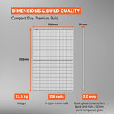Matesolar 430W N-Type Bifacial TOPCon all black Solar Panel ($0.38/W)