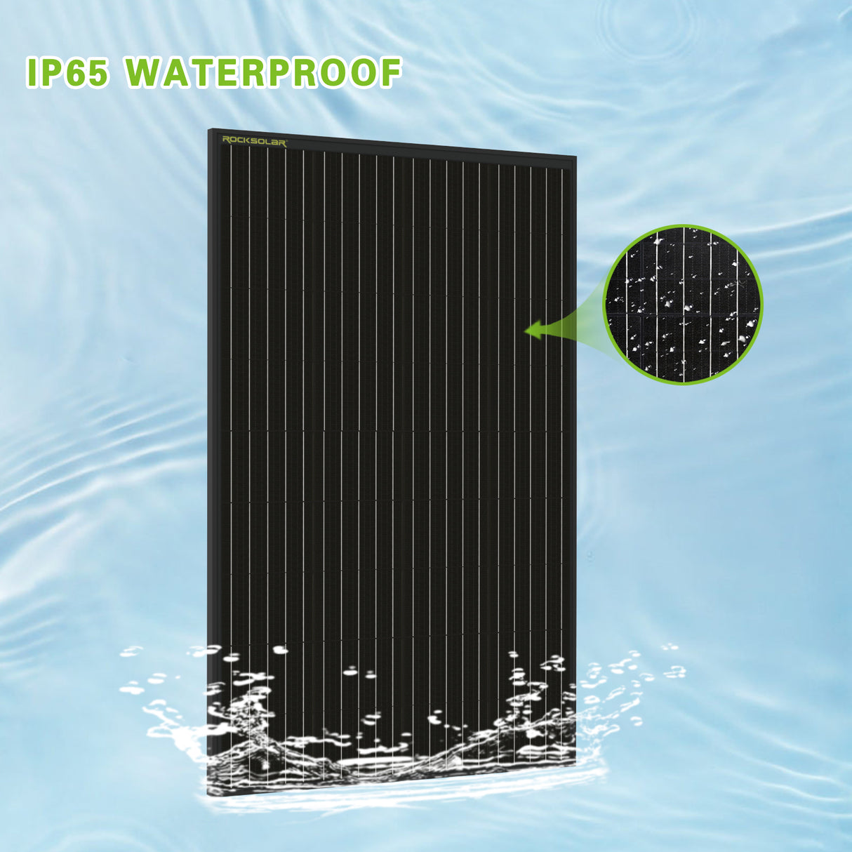 ROCKSOLAR 600W 4Pcs 12V Rigid Monocrystalline Solar Panel - Waterproof with Corrosion-Resistant Aluminum Alloy Frame