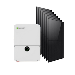 Complete 6 kW Grid-Tie Solar Kit with 7.2 kW Bifacial Panels