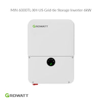 Inversor de conexión a red Growatt 6kW MIN 6000TL-XH-US | Inversor solar con almacenamiento de batería