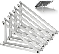 Kit de montaje de tierra y pared de ángulo ajustable para panel solar de 440 vatios