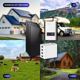 3.5 kW Off-Grid Solar System (5kWh Energy Storage with 3.5kW Inverter + 2640W Solar Array)