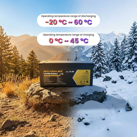 24V lifepo4 lithium battery for off grid kit 