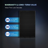 Philadelphia 440W improved hail resistance Bi facial all black Solar Panel  (0.4318$/W)