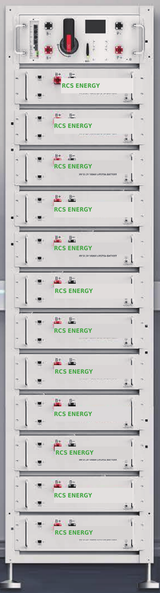 ROCKSOLAR 40–60kWh High-Voltage LiFePO₄ Battery Storage System