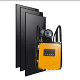 Bomba sumergible solar sin escobillas de CC Rocksolar de 20-40 V y 0,4 HP con controlador incorporado