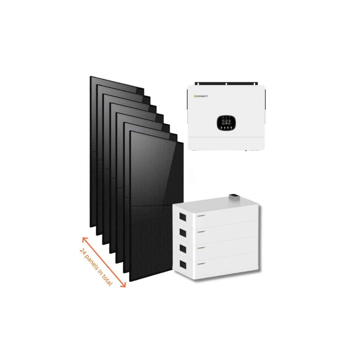 Sistema solar independiente de la red, fase dividida premium de 10 kW, 120 V/240 V CA
