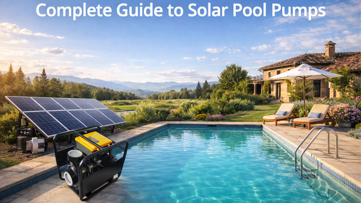 Bomba solar para piscina