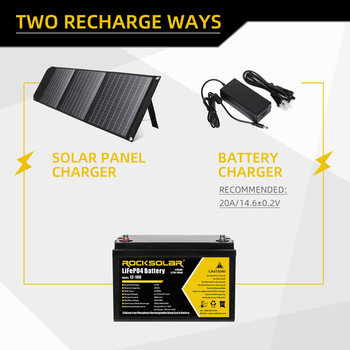 12v lithium ion rv battery charging option